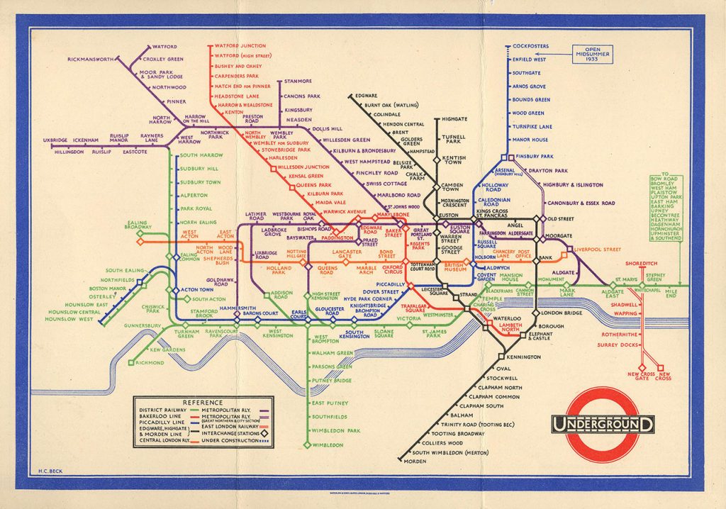 Mappa della Metro di Londra